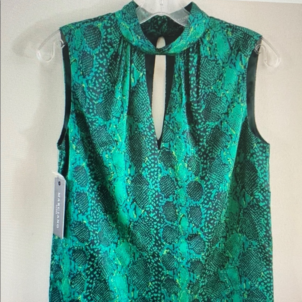 Green Sleeveless Top